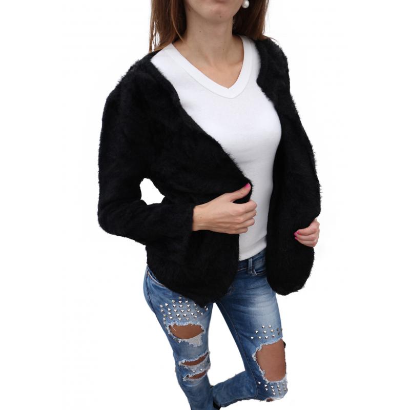 Dámsky chlpatý sveter pre ženy