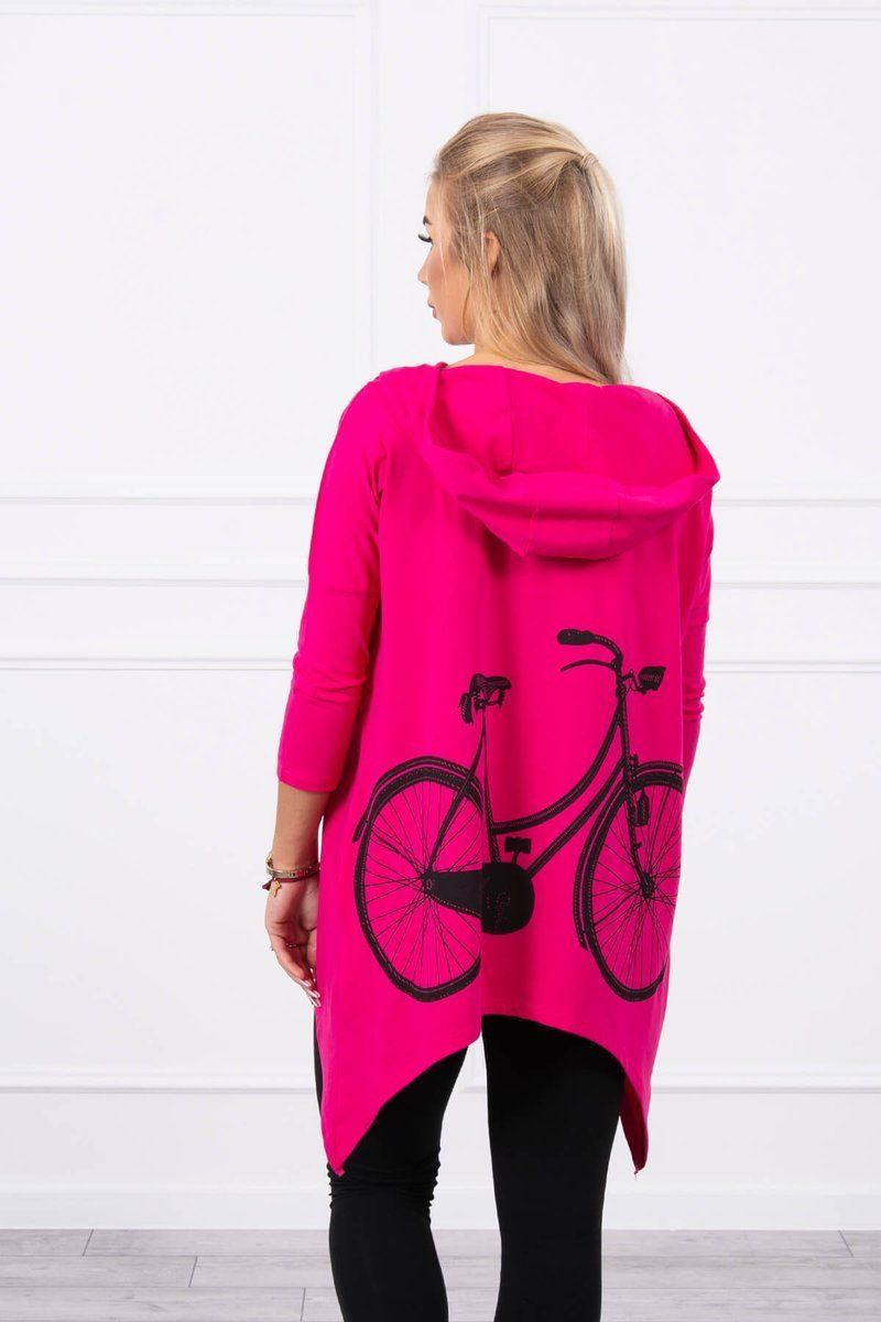 Mikina bike fuchsie